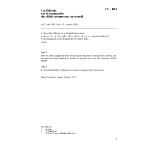 LF supputation délais comprenant samedi