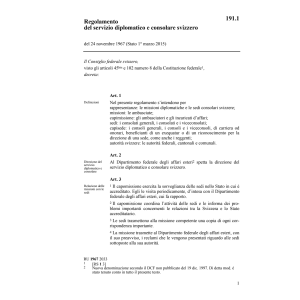 R servizio diplomatico + consolare