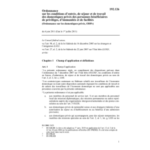 O domestiques privés, ODPr