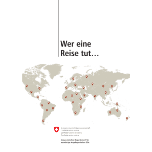 Wer eine Reise tut...