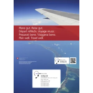 Helpline DFAE - Flyer con una carta