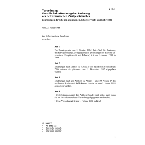 V ZGB Ehegüterrecht Erbrecht