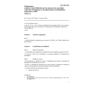 O à la LF coer. fin. as. pla. ex. OMCFA