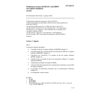 O tecnica DFGP registro fondiario OTRF
