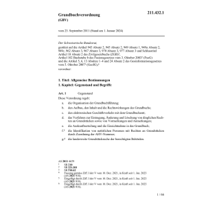 V Grundbuch, GBV