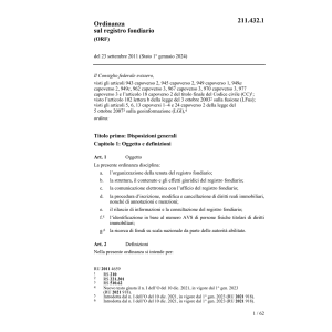 R registro fondiario, RRF
