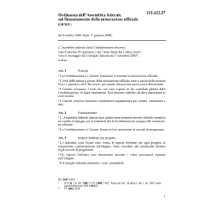 O finanziamento misurazione uff. OFMU