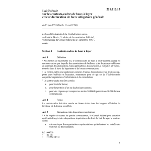 LF contrats-cadres de baux à loyer