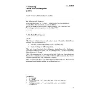 V Konsumkreditgesetz, VKKG