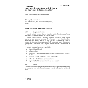 O personale dell'economia lattiera