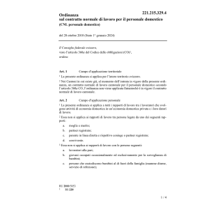 CNL personale domestico