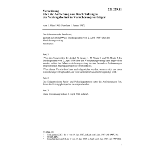 V Versicherungsverträgen