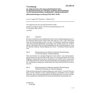 V 23.8.17 Eidg Revisionsaufsichtsbehörde