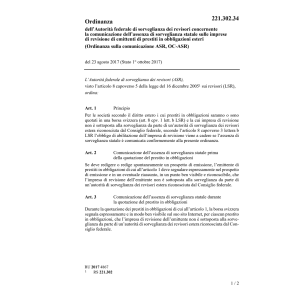 O 23.8.17 sorveglianza revisori