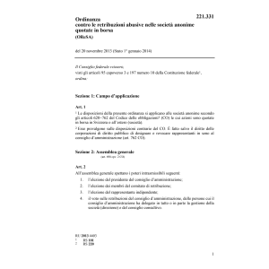 O retribuzioni abusive SA OReSA
