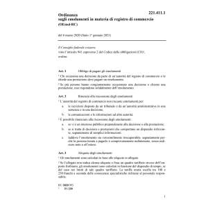 O registro di commercio, OTRC