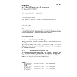 O Foglio ufficiale svizzero commercio