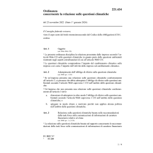 O 23.11.22 relazione questioni climatich