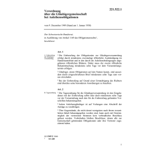 V Anleihensobligationen