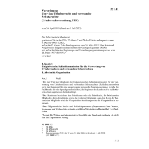 V Urheberrecht Schutzrechte, URV