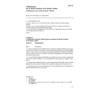 O droit d'auteur et voisins, ODAu