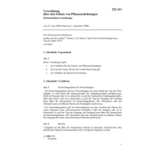 Sortenschutzverordnung