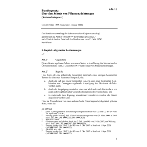 Sortenschutzgesetz