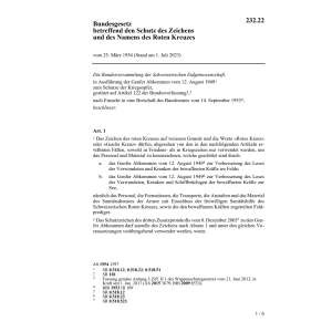 BG Schutz des Namens des Roten Kreuzes