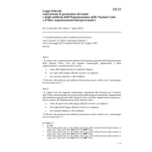 LF protezione dei nomi Nazioni Unite