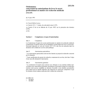 O lever secret professionnel, OALSP