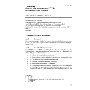 VERA-Verordnung