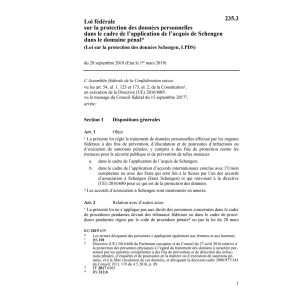 LF 28.9.18 protection données Schengen
