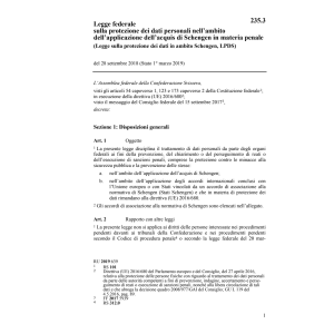 LF 28.9.18 protezione dati Schengen