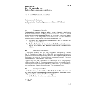 V Unternehmenszusammenschlüssenm VKU