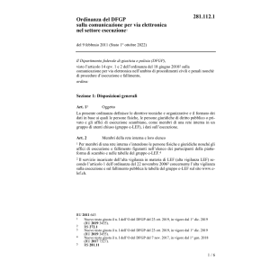 O comunicazione elettr. fallimento