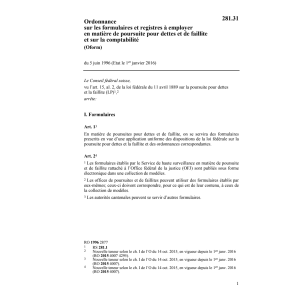O poursuite dettes faillite comptabilité