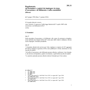 R esecuzione fallimento contabilità