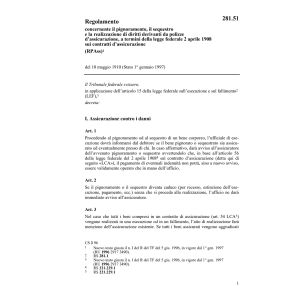 R diritti derivanti da polizze d'assicu.