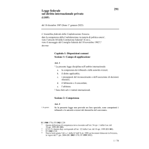 LF diritto internazionale privato, LDIP