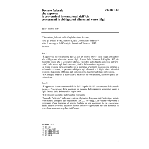 DF alimentari verso i figli