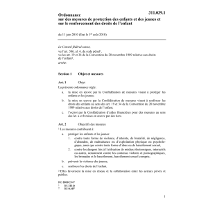 O protection renforcement droits enfants