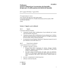 O provvedimenti prot. diritti fanciullo