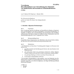 V 9.10.19 Massnahmen Schutzbedürfnissen