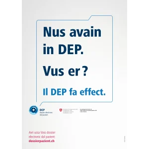 Affischa «Il DEP fa effect.» A3