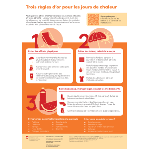 Trois règles d’or jours chaleurs aff. A4