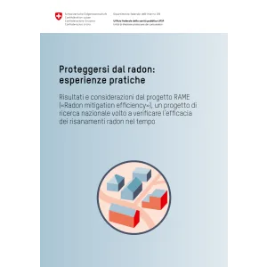 Opuscolo Proteggersi dal radon