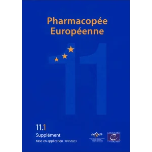Pharmacopée Europ. 11, Suppl. 11.1 livre