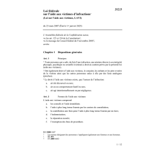 LF aide aux victimes d'infraction, LAVI
