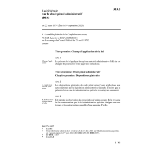 LF droit pénal administratif, DPA