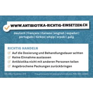 Antibiotika Post it Patienten